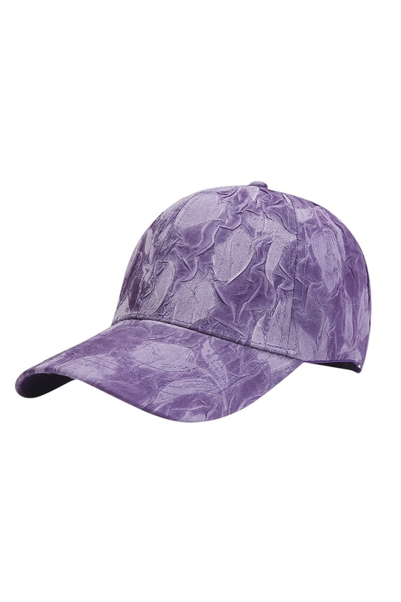 Baseball Cap Sun Portable Hats Snapback Caps Baseball Hat Summer Sun Hat Plain Baseball Cap Low Profile Hat Competition Cap Baseball/Headwear Sports Mesh Cap Classic Hats Purple One Size