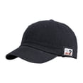 thumbnail image 1 of Tweang Baseball Cap men's hats & caps sports and outdoors cap Plain hats fitted hat Moisture Wicking Caps Flat Edged Baseball Cap Men's Athletic Baseball Fitted Cap running hat Black A, 1 of 4