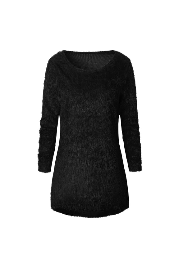 Comfy Sweaters for Women Sweaters for Women Plus Warm Sweaters for Women Womens Sweaters Pullover Sweaters for Women Mock Neck Sweatshirt Women Summer Sweater Black 3xl
