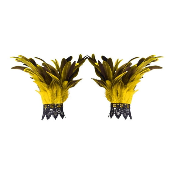 Tweang Elbow Gloves Knit Gloves Goth Gloves Motorcycle Gloves Riding Gloves Knit Gloves Punk Gloves Yellow One Size