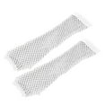 thumbnail image 1 of Tweang Elbow Length Gloves Punk Gloves Warm Gloves for Women Batting Gloves Arm Warmers Gym Gloves for Women Riding Gloves White One Size, 1 of 2