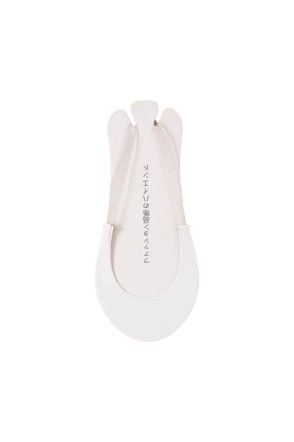 Half Foot Socks Ultra-Thin Suspender Socks for Women Breathable Invisible Stockings for High Heels Heel-Less Design White A