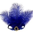 thumbnail image 1 of Tweang Headpiece for Women, Sparkly Sequins & Feathers 1920s Flapper Headband, Carnival Headdress Dark Blue One Size, 1 of 4