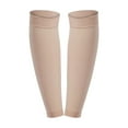 thumbnail image 1 of Tweang Leg Compression Sleeve Footless Socks Compression Socks leggs knee highs Over-the-Knee Socks Knee Brace Undersleeve Wide-Leg Compression Socks Women's Compression Socks Women's Socks Beige L, 1 of 7