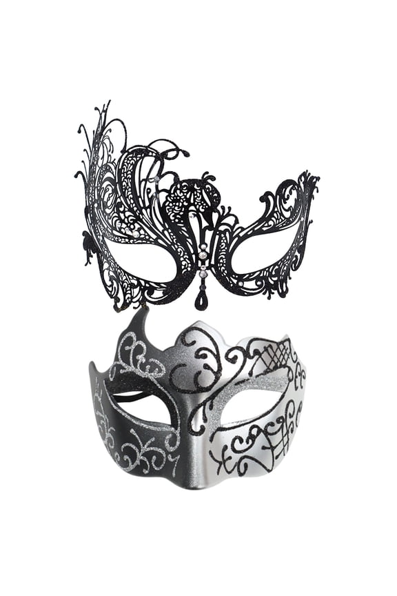 Masquerade Mask Metal Mask Exquisite Masquerade Mask Masquerade Mask for Women Gold Foil Semi Face Masquerade Mask Soft Gentle Material Masquerade Mask Elastic Party Ma Silver 11 One Size