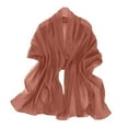 thumbnail image 1 of Tweang Neck Scarf for Women Womens Wraps and Shawls Long Scarf for Women Women's Shawls and Wraps Neck Warmers for Women Wool Scarf Women Silk Scarves Orange A, 1 of 9