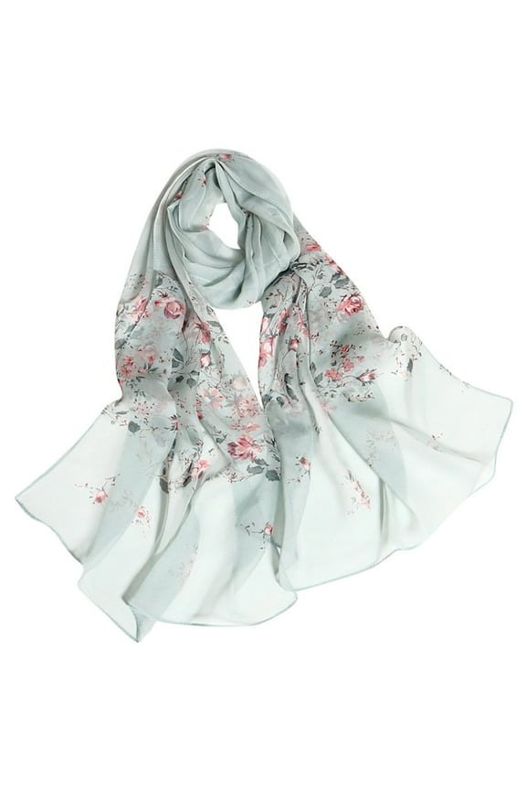 Shawls for Women Casual Summer Cotton Neck Gaiter American Flag Scarf Ladies Shawls and Wraps Large Silk Scarf Neck Scarves for Women Lightweight Winter Scarf Mint Green One Size