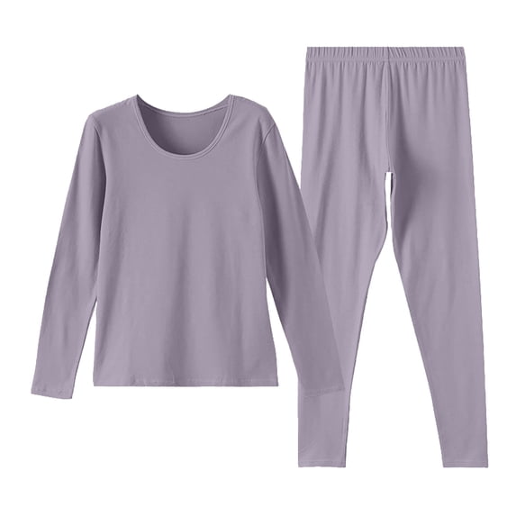Tweang Ski Base Layer Women Thermal Long Johns Long Underwear Women Underwear Set Legging Sets for Women Womens Long Johns Thermal Sets Fleece Lined Light Blue 1 L-3XL