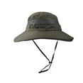 thumbnail image 1 of Tweang Sun Hat Adjustable Outdoor Sport Boonie Hat Windproof Sun Hat Wide Brim Bucket Sun Protection Hiking Hat Green M, 1 of 4