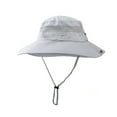 thumbnail image 1 of Tweang Sun Hat Boonie Hat Cooling Sun Hat for Men and Women,Wide Brim Bucket Hats with UV Protection for Hiking Beach Gray 2 M, 1 of 5