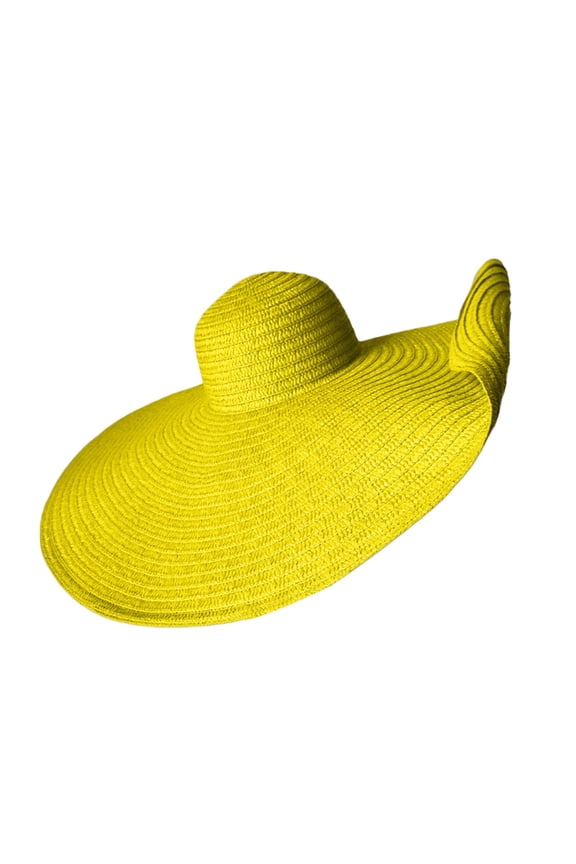 Sun Hats for Women beach hat sun protection hat Straw Bucket Hat summer hat foldable sun hats for women women's sun hats fascinator hat Straw Hats for Women Hats for Women Yellow One Size