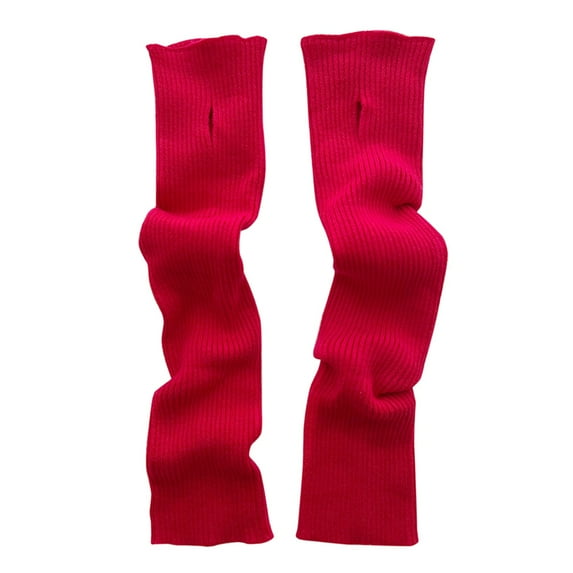 Tweang Tea Party Gloves for Women Fairy Gloves Workout Gloves Women Fishnet Arm Sleeves Riding Gloves Motorcycle Gloves Striped Arm Warmers Red One Size