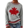 thumbnail image 1 of Tweang Vintage Christmas Sweater Fair Isle Sweater Women Christmas Sweaters for Women Pullover Sweaters for Women Crew Neck Pullover Cable Knit Pullover Cashmere Sweaters for Women Light Ashy S, 1 of 4