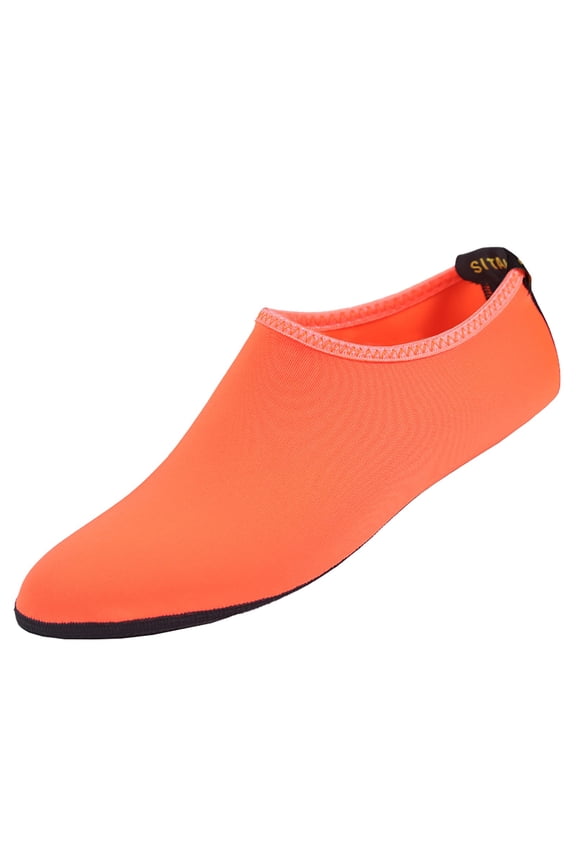 Water socks Surf Socks Water Sports Socks Beach Pool Essentials Swim Aqua Socks Swim Shoes Water Socks Stocks For Women Breathable Orange L