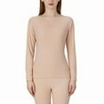 thumbnail image 1 of Tweang Women Thermal Set Base Layer Set Thermal Set Long Johns Women Womens Thermal Set Women Long Johns Thermal Set Warm Under Clothes for Women Beige M-4XL, 1 of 4
