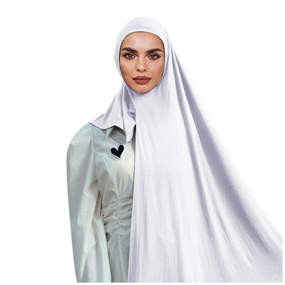 Tweang Womens Shawls and Wraps Summer Women's Wraps & Pashminas Cotton Neck Gaiter Men's Scarves Neck Cover Silky Scarf for Women Wool Scarf White One Size