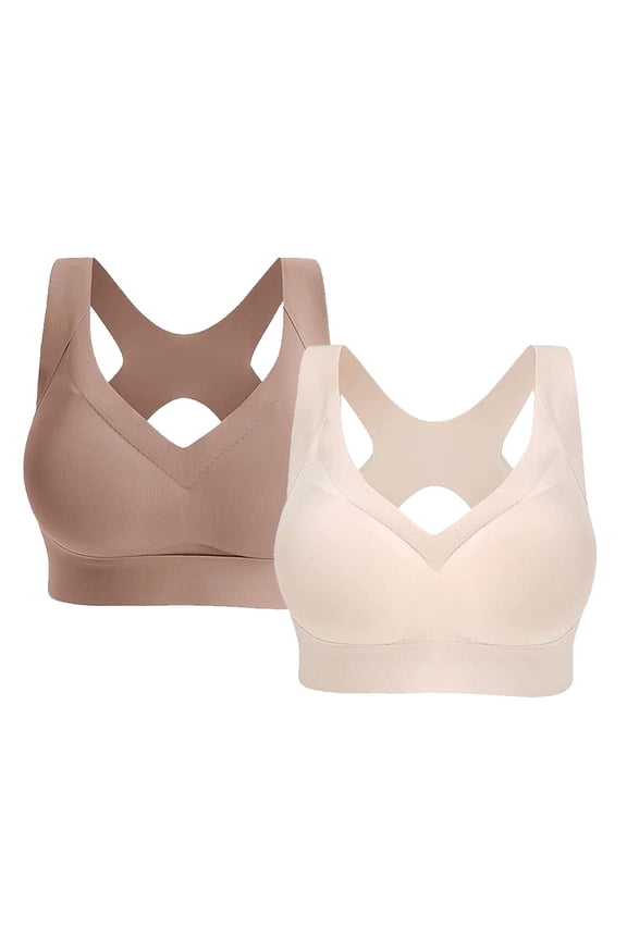 full coverage bras for women Wireless Push Up No Wire padded bras for women Everyday Bras Cozy Adjustable Bra Breathable Daisy Lace Back Smoothing T-Shirt Bra no underwire wireless bra I M