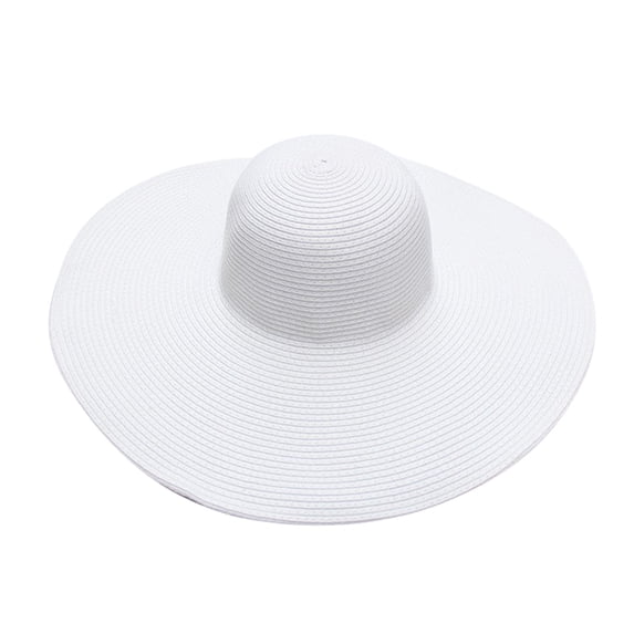Tweang sun hat Straw Hats for Women Women's Folable Floppy Hat Summer Straw Hats Sun Protection Straw Hat Travel Hat Wide Brim Hat Beach Straw Hats Beach Summer Hat White One Size