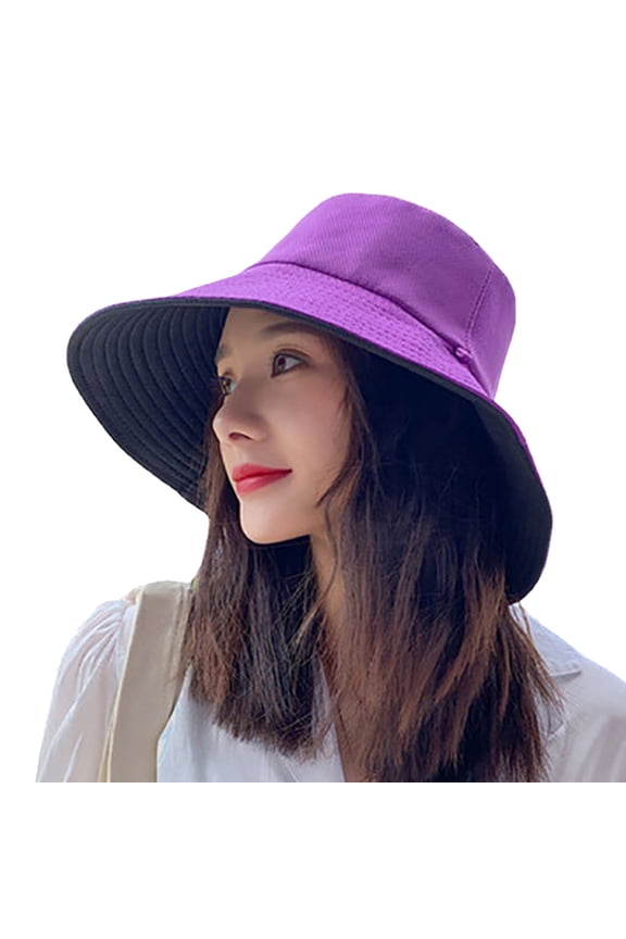 sun hat Summer UV Protection Beach Cap Beach Straw Hats summer hats for women Beach Summer Hat Straw Hats for Women Tea Party Hat Women's Folable Floppy Hat Travel Hat Purple One Size