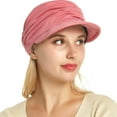 thumbnail image 1 of Tweang sun hat Summer UV Protection Beach Cap Travel Hat summer hats for women Beach Straw Hats Tea Party Hat Foldable Roll up Floppy Sun Hat Beach Summer Hat Wide Brim Hat Pink One Size, 1 of 9