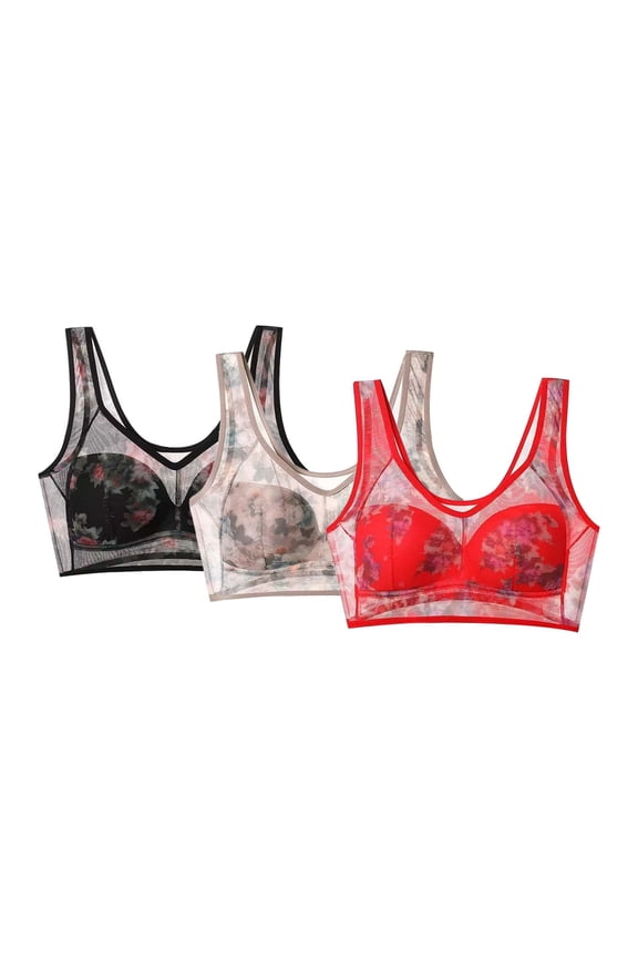 underoutfit Bras Push Up Bralettes Sculpting Camisole Bra Gather Bra Women's Support Bra Shapely Bras Comfortable Bra Lift Bra lifting Bras Breathable Bras Black 3XL