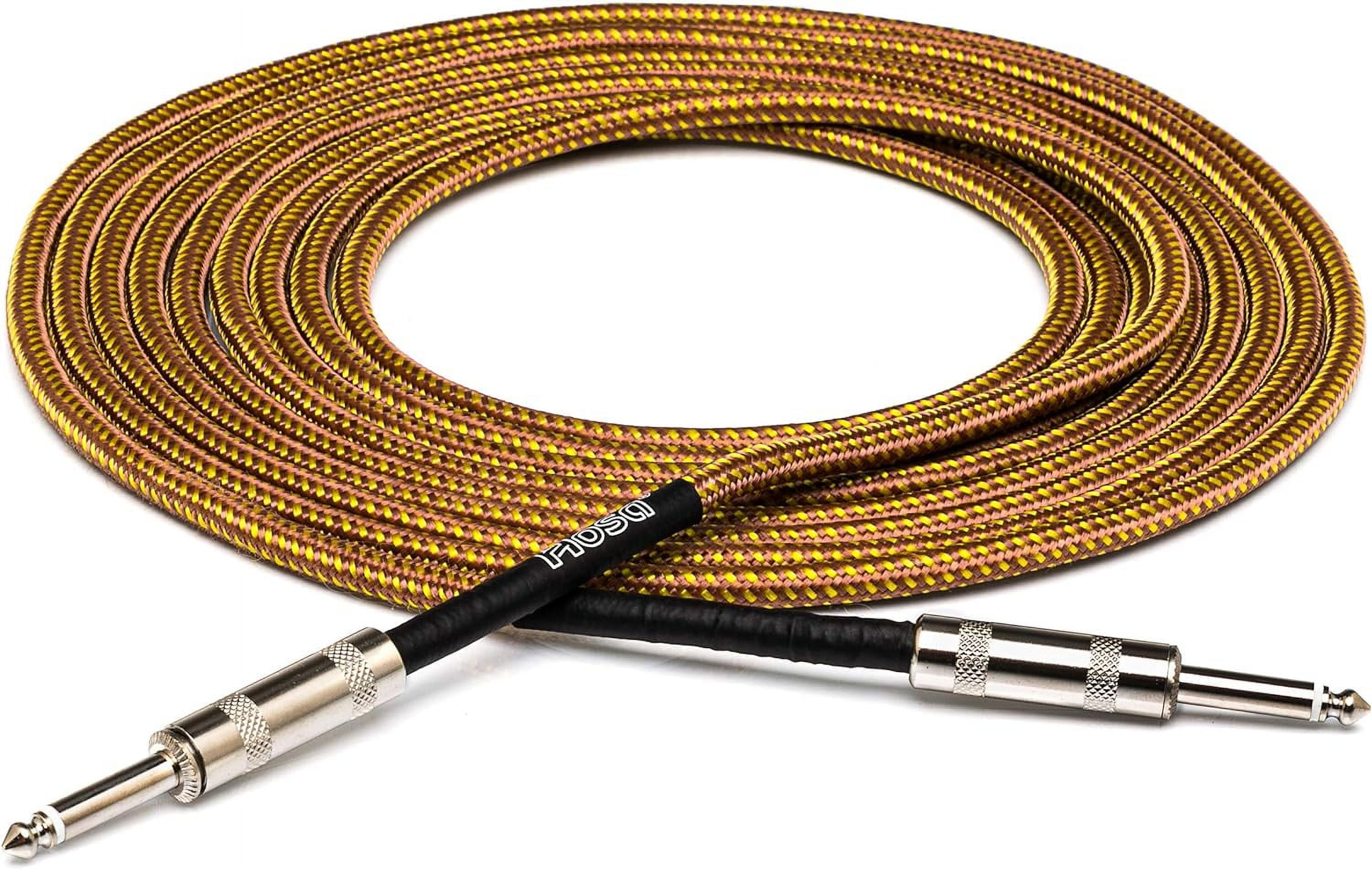 Tweed Guitar Cable,  Straight to Same, 18 Feet