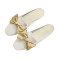 thumbnail image 1 of Tweed Mules for Women Flats Square Toe Slip on Flat Slides Comfortable Women Slippers Backless Loafer Shoes, 1 of 4