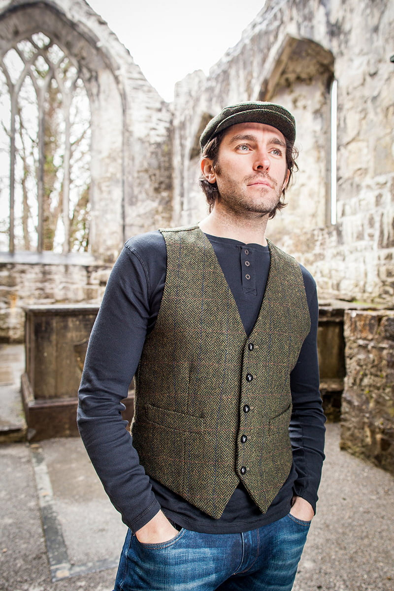 Mens hotsell tweed vest