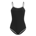 thumbnail image 1 of Tween Bathing Suit Black Girls Swimsuit 1 Piece Sleeveless Rash Guard Beach Holiday Girls Swimsuits Size 11-12 Years, 1 of 3
