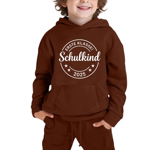 Tween Boy Clothes 2 Pieces Outfit Set Hoodie Outfit Set Fall And Winter Casual Sweatsuits Sets 3-4 Years