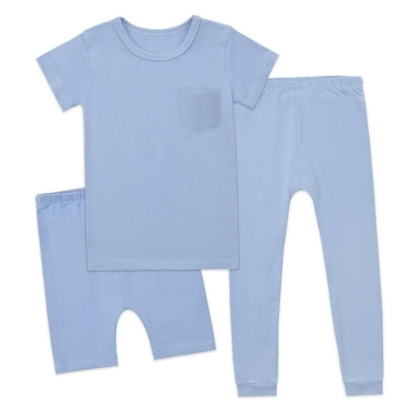 Tween Boys Pajamas Set Short Sleeve Pullover Crewneck Soft Shirts and Shorts Pants Set Toddler Sleepwears Tween Pajamas 11-12 Years