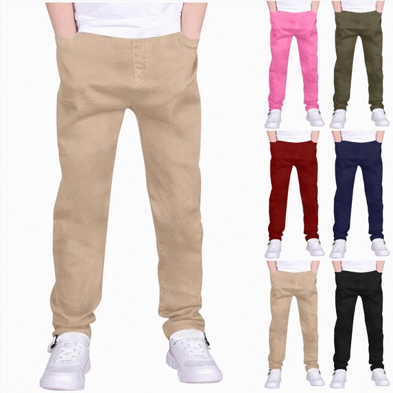 Tween Boys Athletic Sweatpants Kids Fall Winter Sweatpant Elastic Waist Pants 5-14 Years Kids Workout Sweat Pants Big Kids Sweatpants Size 11-12 Years