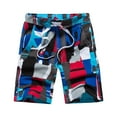 thumbnail image 1 of Tween Boys Beach Shorts Camouflage Drawstring Swimwear Pull On Trunks Board Shorts Bathing Suit Bottoms, 1 of 2