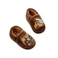 thumbnail image 1 of Tween Boys Cozy Animal Themed Closed Back Slippers Winter Warm Shoes Kids Indoor Outdoor Soft Sole Non Slip, 1 of 6