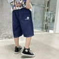thumbnail image 1 of Tween Boys Denim Shorts High Waisted Wide Leg Loose Jorts with Pockets Boys Size 11-12 Years Shorts, 1 of 4