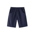 thumbnail image 1 of Tween Boys Dress Pants Blue Quick Dry Boys School Uniform Pants Girl Summer Clothes 10-11 Years, 1 of 3