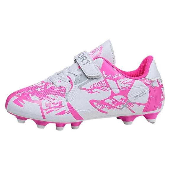 Tween Boys Sneakers Cleats Firm Ground Football Shoes Training Matches With Advanced Traction Technology