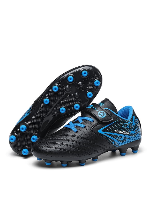 Tween Boys Sneakers Cleats With Detachable Studs Training Matches Lightweight Athletic Football Shoes