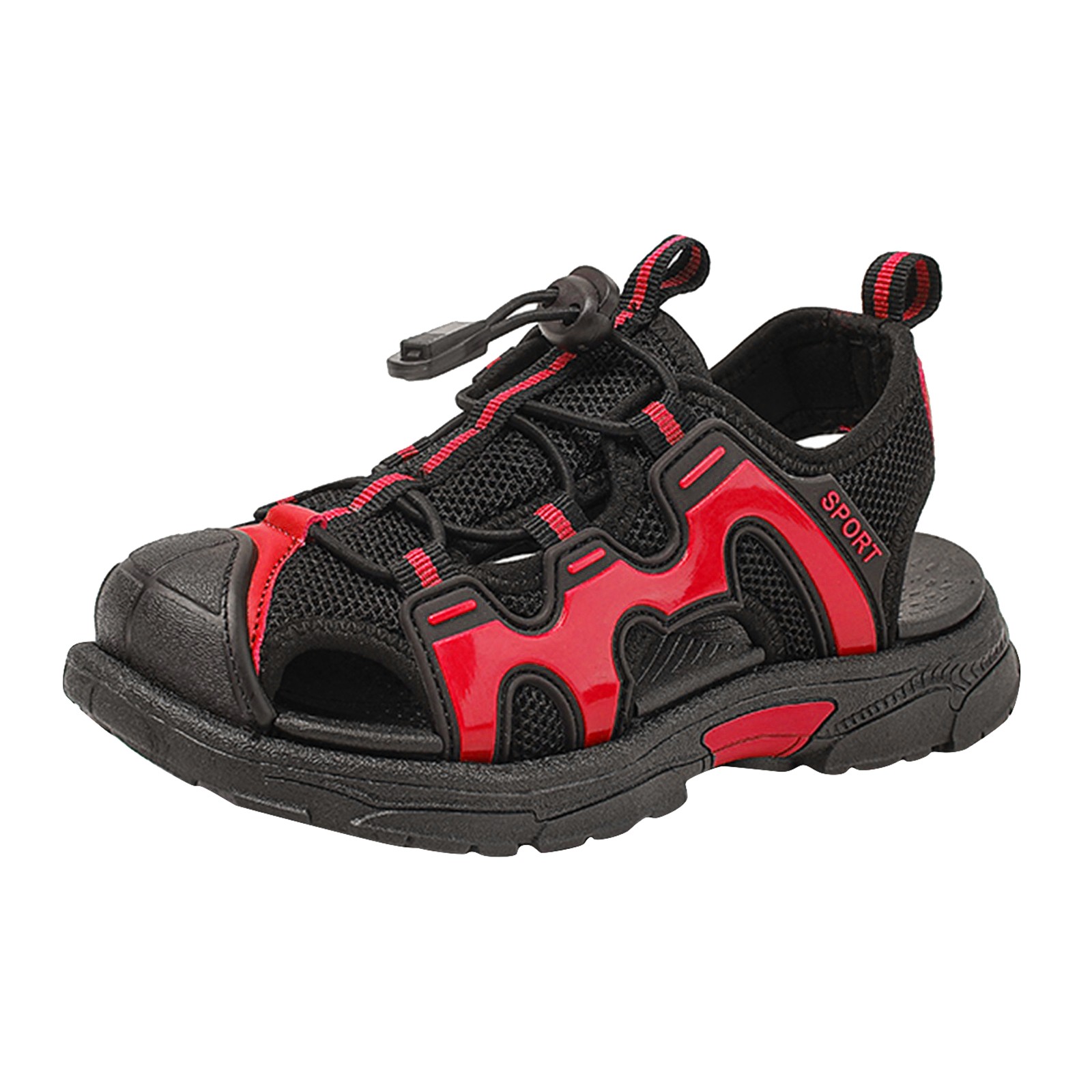 Tween Boys Sport Sandals Closed-Toe Slip On Athletic Sandals Outdoor ...