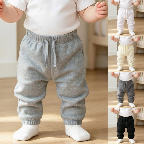 Tween Boys Sweatpants Joggers For Boys 2-12 Years Kids Pants with Drawstring Casual Athletic Pants Kids Sweatpants Size 10-11 Years