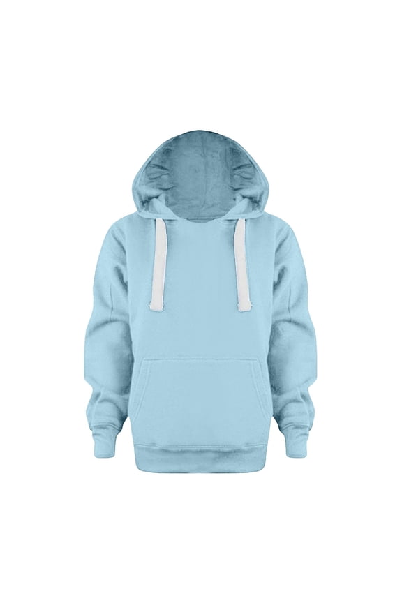 Tween Boys Sweatshirt Zipper Hoodie Solid Color Jackets Long Sleeve Tops Size 11-12T