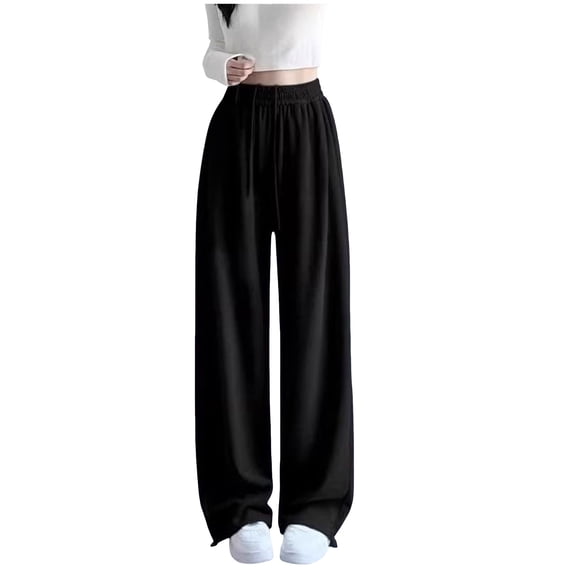 Tween Clothes Teens Girls' Straight Leg Sweatpants High Waisted Baggy Joggers Drawstring