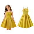 thumbnail image 1 of Tween Dresses Spaghetti Strap Smocked Ruched Flared Flowy Dress Summer Dresses for Girls 11-12 Years, 1 of 9