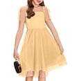 thumbnail image 1 of Tween Flower Girl Dresses for Wedding Yellow Sleeveless Wedding Dress Preschool Graduation 11-12 Years, 1 of 2
