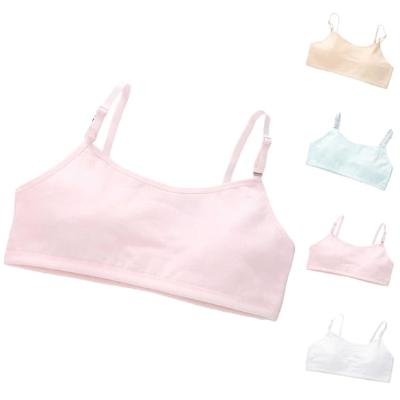 Tween Girl Bras Bras for Teens Girls Underwear Crop Top Bra Seamless Sports Bra for Training Lightweight Camisole Style for Teen Girls Kids