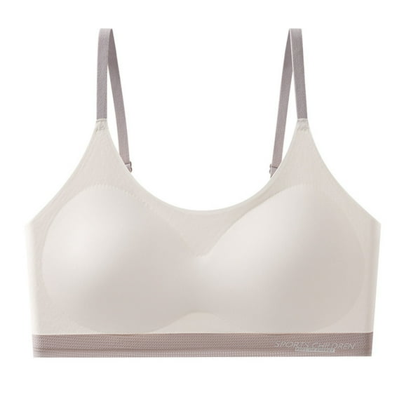 Tween Girl Bras Girls Training Bra Summer Girls' Junior High School Students' And High School Students' Underwear During Puberty. Adjustable Sports Vest Style Underwear Suitable for Girls 12 16.