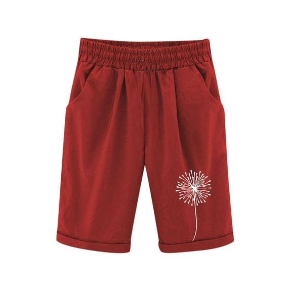 Tween Girl Cargo Shorts Summer Letter Print New York Drawstring Elastic Waist Lounge Shorts Breathable Kids Summer Shorts with Pockets Children Clothing,Red,160(12-13 Years)