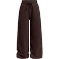 thumbnail image 1 of Tween Girls All-Season Baggy Sweatpants, Soft Elastic Waist Wide Leg Joggers for School & Daily Wear, 1 of 2