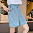 thumbnail image 1 of Tween Girls' Denim Shorts Jeans for Girls High Waist Denim Shorts Girls Summer Shorts Girls Clothes Size 11-12 Years, 1 of 8
