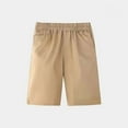 thumbnail image 1 of Tween Girls Dress Pants Khaki Shorts Quick Dry School Uniform for Boys Boys Shorts Size 11-12 Years, 1 of 8